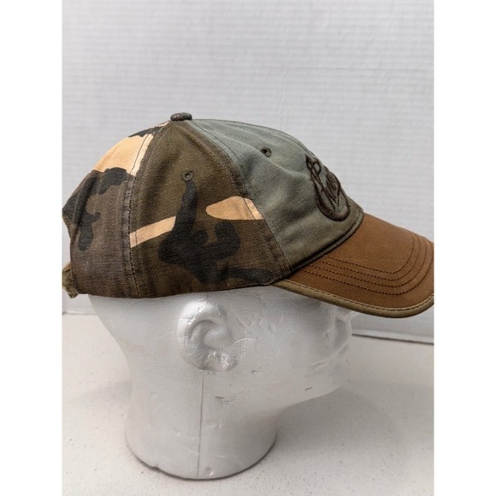 Chevrolet Hat Baseball Cap‎ Camo Brown Logo Adjustable - Picture 6 of 8